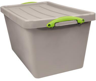 REALLY USEFUL BOX Aufbewahrungsbox Really Useful Box Recycling 40 x 35 x 60 cm (B x H x T) 56l Polypropylen 100 % recycelt taubengrau