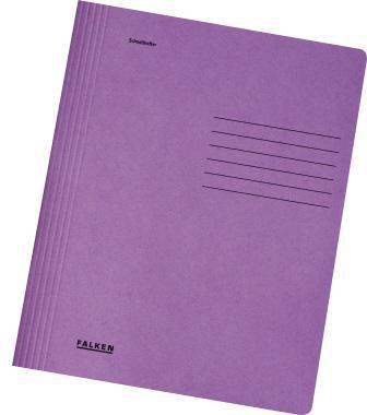 FALKEN Schnellhefter Falken DIN A4 240g/m² Manilakarton recycelt lila