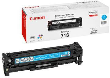 CANON Toner Canon Originalzubehör 718 ca. 2.900 Seiten cyan