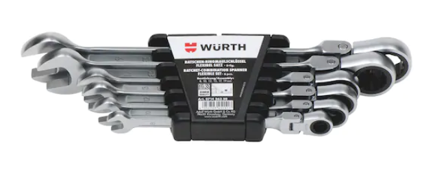 Ratschen-Ringmaulschlüssel-Satz 6-teilig