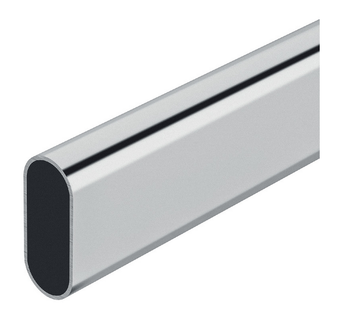 Schrankrohr, OVA 30 x 15 mm, Stahl, geschweißt