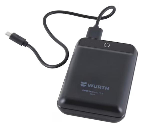 Powerbank klein, handlich mit viel Power von Würth