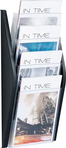 Prospekthalter H540xB280xT80mm DIN A4 ho