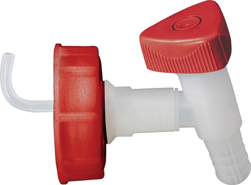 Auslaufhahn HD-PE 19mm Verschraubung DIN