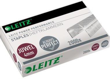 LEITZ Heftklammer Leitz Juwel 4 mm Leitz Heftzange Juwel Juwel 2000 Metall verzinkt 2.000 St./Pack.