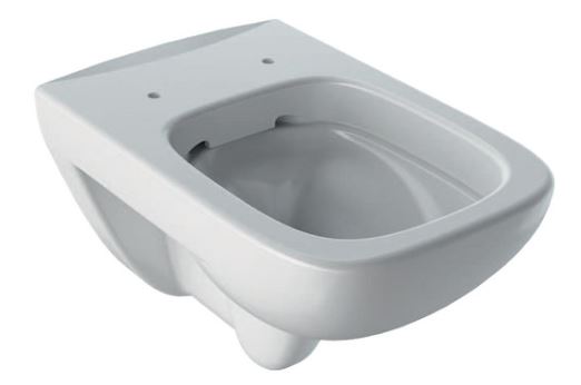 Geberit Tiefspül-WC Renova Nr.1 Plan, wandhängend, 4,5/6 l, spülrandlos weiß