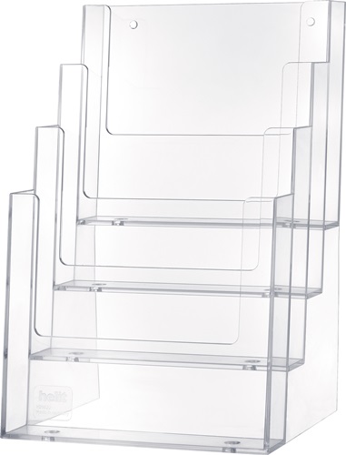 Tischprospekthalter 4 x DIN A5 hoch Ku.t