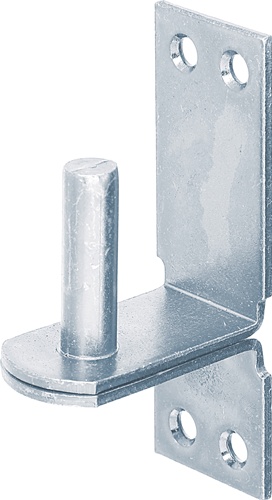 Kloben DII auf Platte 16x28mm galv.verz.