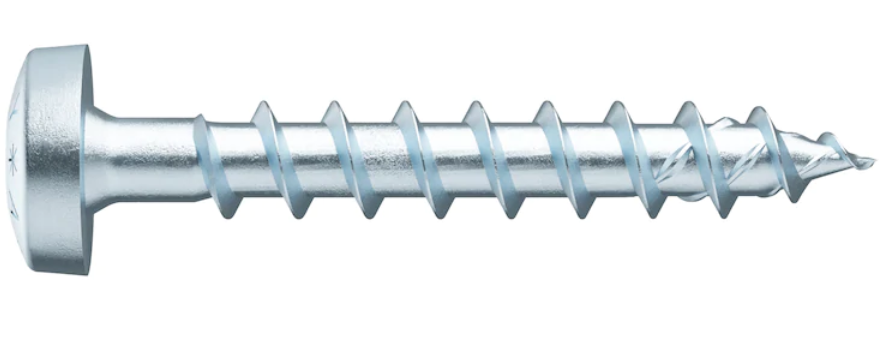 6x40 ASSY® 4 PH Beschlagschraube Stahl verzinkt Vollgewinde Pan Head