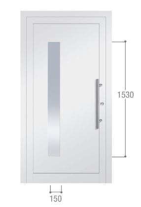 Türfüllung Typ 15 auf Maß zugeschnitten