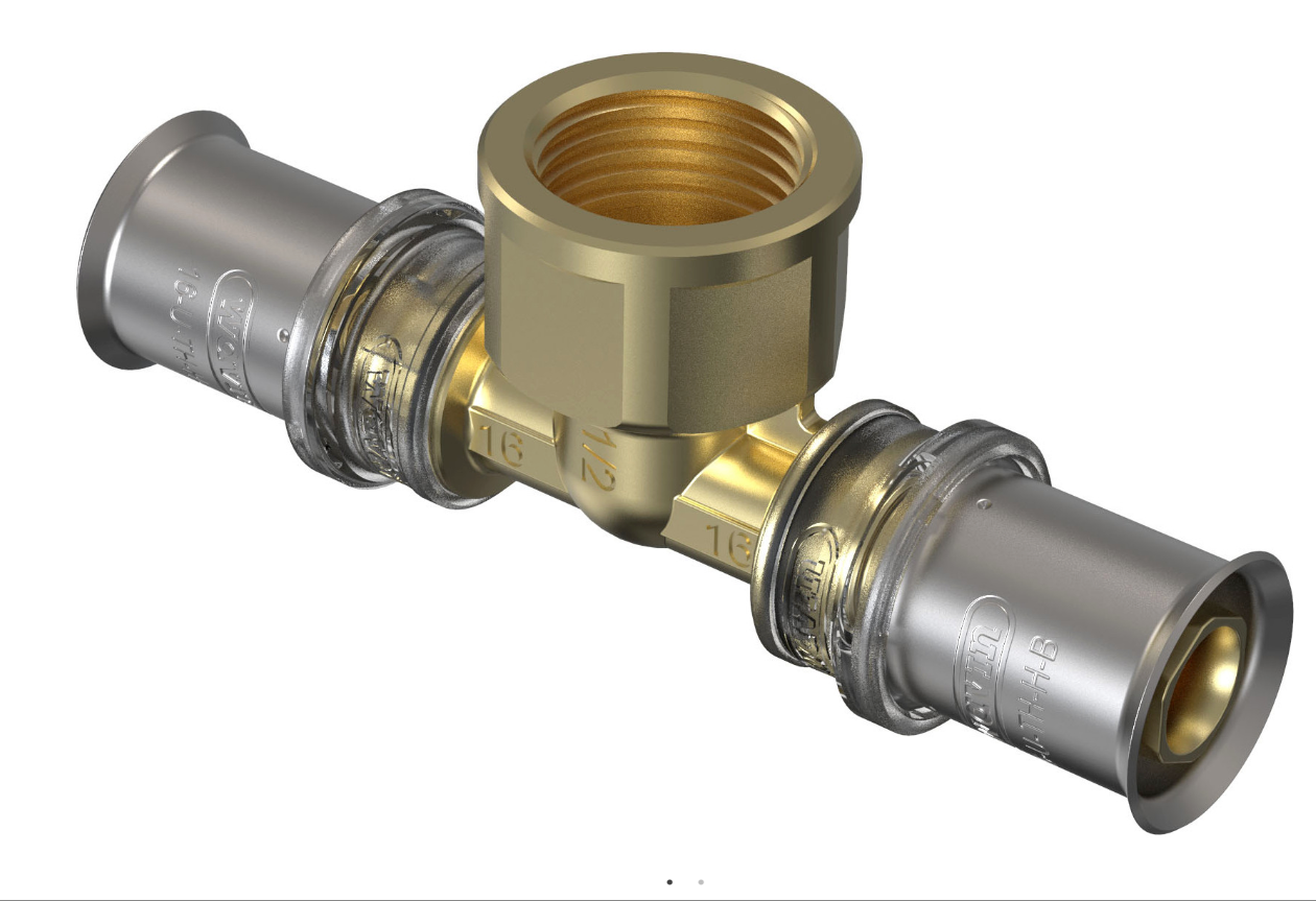 M5 T-Stück IG mit 2x gleichen Abgängen Comfort Press