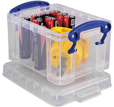 REALLY USEFUL BOX Aufbewahrungsbox Really Useful Box 12 x 6,5 x 8,5 cm (B x H x T) 0,3l Polypropylen transparent