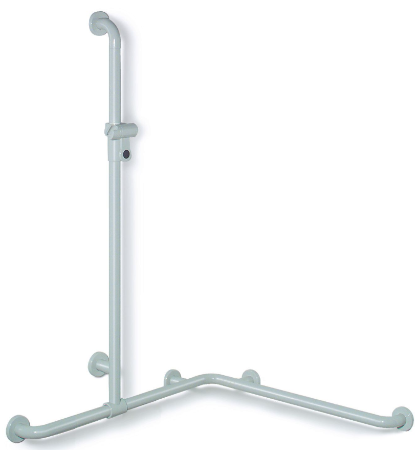 Hewi Duschhandlauf Höhe A1 =1100 Länge W1 und W2 =762 BM211 reinweiß