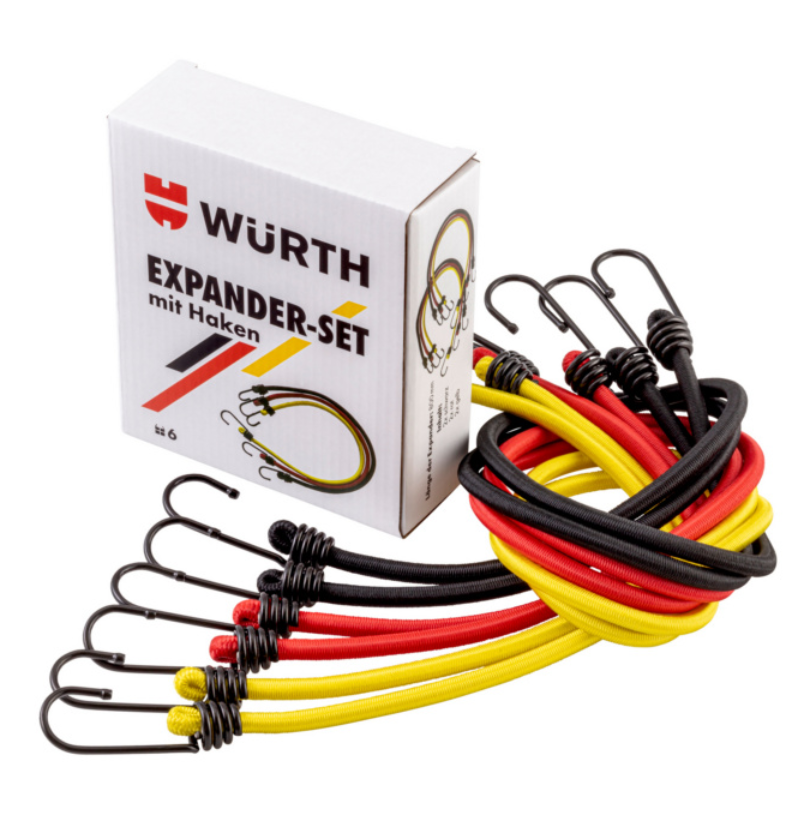 Expander mit Haken - Set (6 Stck)