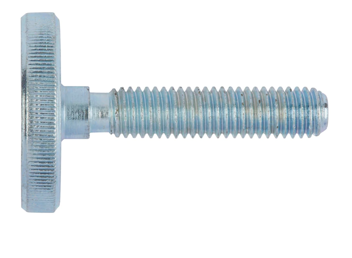 M4x16 Rändelschraube, niedrige Form DIN 653, Stahl 5.8, blank