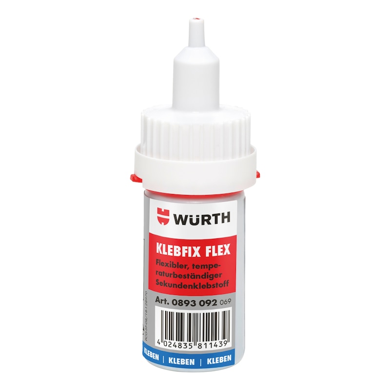 Klebfix Flex Sekundenklebstoff von Würth (20 gr.)