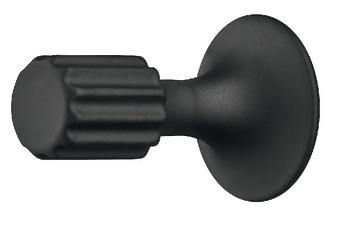 Möbelknopf | Stahl | schwarz