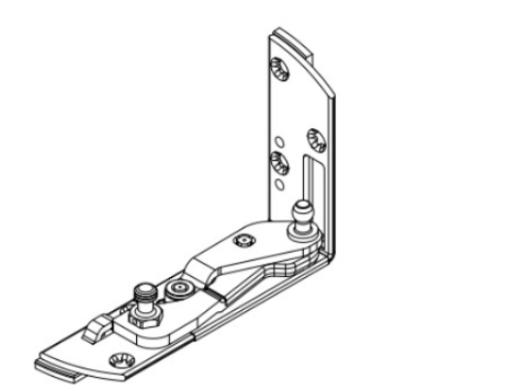 Ecklager Blendrahmen CWF silber DIN RS 29546400 I RG149