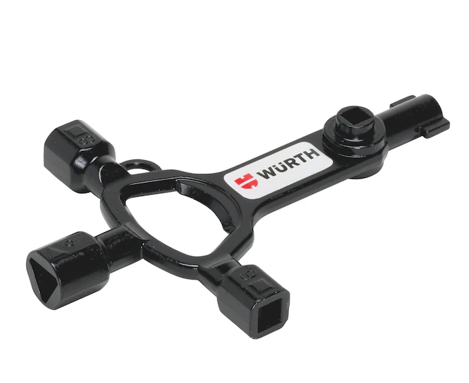 Schaltschrankschlüssel Elektro Black Finish