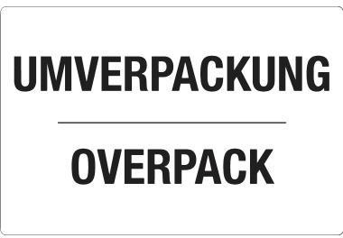 DR-LABEL Hinweisetikett DR-Label 80 x 120 mm (B x H) Papier weiß 500 Etik./Pack.