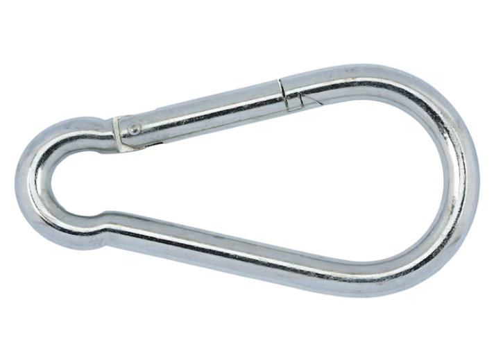 Ø 11 mm Karabinerhaken DIN 5299 Form C, Stahl verzinkt