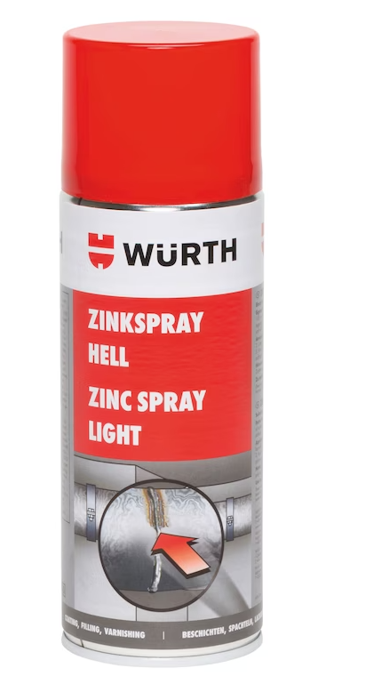 Original Zinkspray hell von Würth (400 ml)
