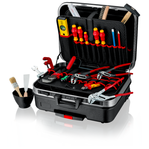 31-tlg. KNIPEX Werkzeugsortiment BIG Basic Move Sanitär