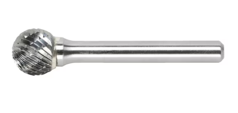 12x11 mm Hartmetall Frässtift Zahnung MX (Kugelform)