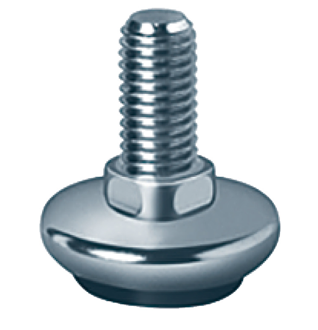 M10 Verstellschraube, starr mit Stahl-Fußteller