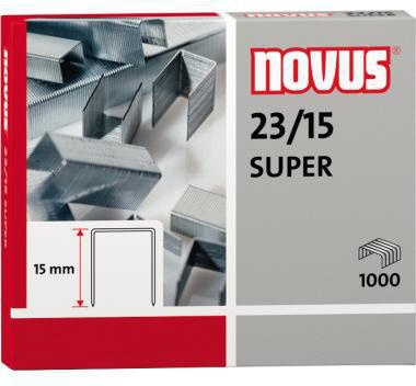 NOVUS Heftklammer NOVUS 23/15 SUPER Blockhefter Stahl verzinkt 1.000 St./Pack.