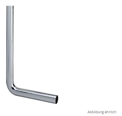 Viega Abgangsrohr 90 Grad, 32x220x580mm Messing verchromt, 5792-111 110 710