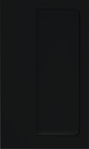 Schiebetürmuschel 539B PA 90 tiefschwarz