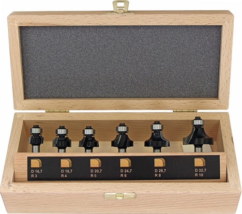 Abrundfräsersatz 973CT06A03 HM Schaft-D.