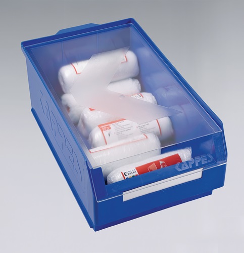 Auflagedeckel L350xB200mm transp.Polysty