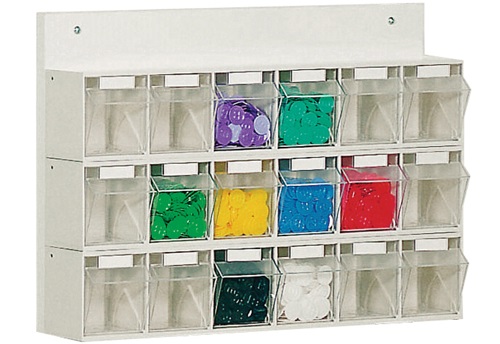 Klarsichtmagazin H410xB600xT108mm 18 x B