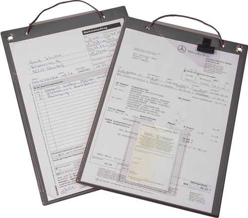 Auftragstasche m.Klettverschluss u.2 Fäc