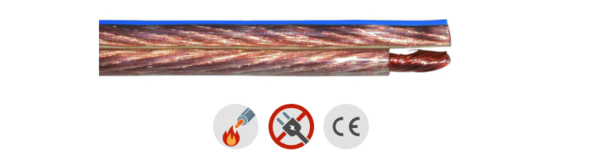 0,75 mm2 Lautsprecherkabel im Zuschnitt