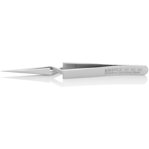 120 mm nadelspitz/gerade Präzisionskreuzpinzette Knipex