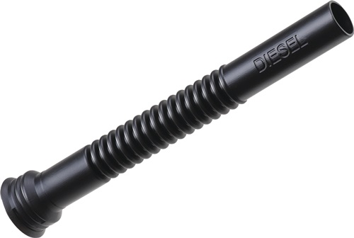 Auslaufrohr L.275mm flex.schwarz HÜNERSD