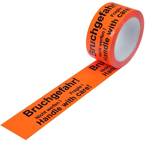 TRANSPAK Warnklebeband PP  Breite 50mm Länge 66m Stärke 52µ PP