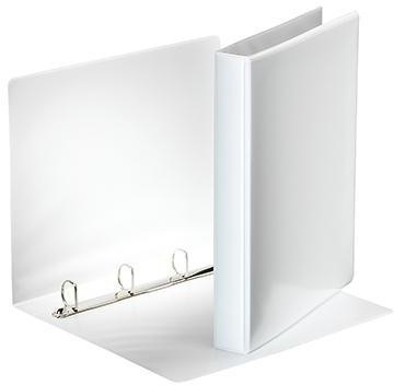 ESSELTE Präsentationsringbuch Esselte 44mm DIN A4 4 Ringe D-Mechanik Graupappe weiß