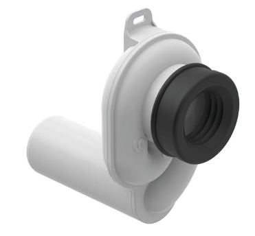 Geberit-Absaugeformstück für Urinalbecken Abgang waagerecht