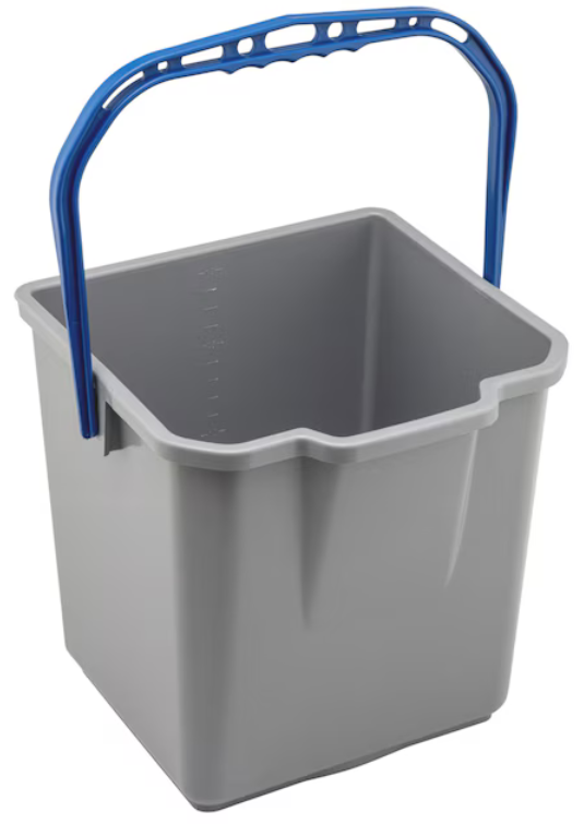 Eimer für Reinigungswagen Doppelfahreimer I Blau