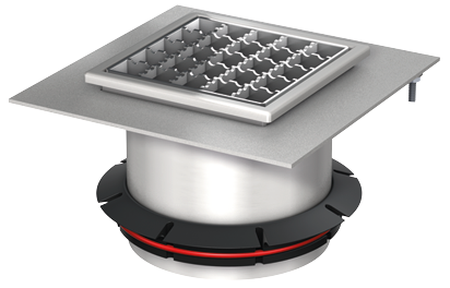 Aufsatzstück Variant-CR 200x200 L15 V2A I TH1660