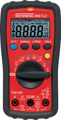 Multimeter MM 5-2 0,1 mV-600 V AC/DC TRU