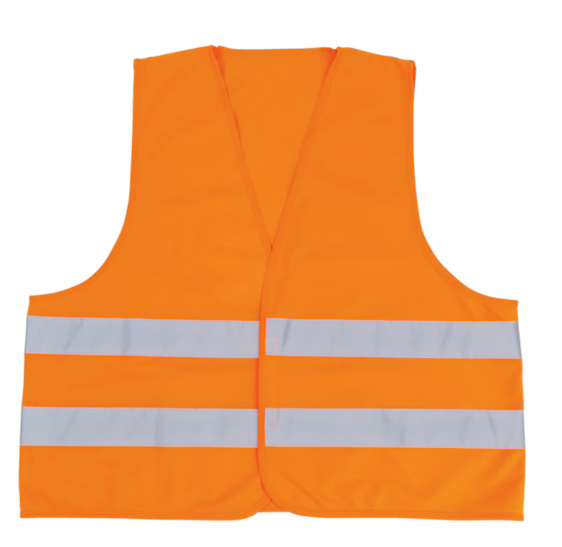 Warnweste mit Klettverschluss Orange I XL