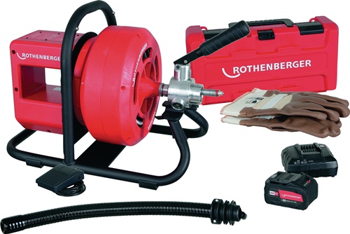 Akku-Rohrreinigungsmas. RODRUM VarioClea