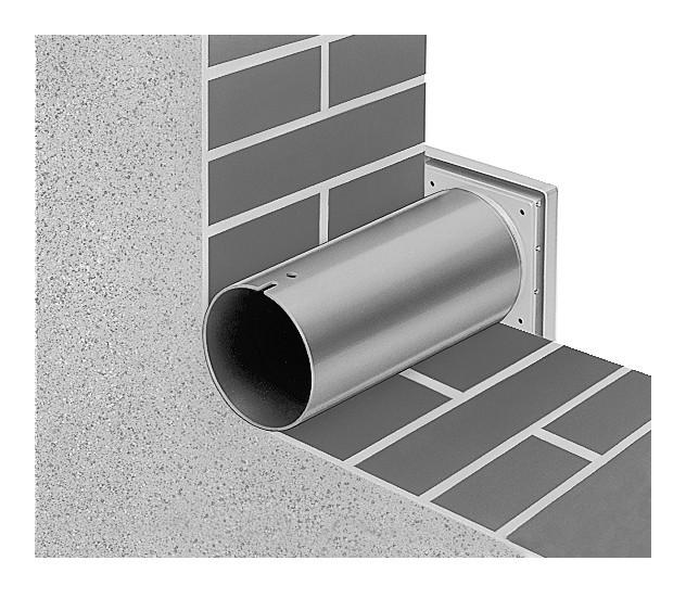 Helios Wandeinbausatz WES 120 Kunststoff 260 bis 500 mm 00486