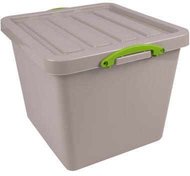 REALLY USEFUL BOX Aufbewahrungsbox Really Useful Box Recycling 47 x 41,5 x 52 cm (B x H x T) 60l Polypropylen 100 % recycelt taubengrau