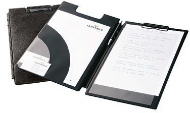 DURABLE Klemmbrettmappe DURABLE 26,3 x 38,5 cm (B x H) Kunststoff schwarz